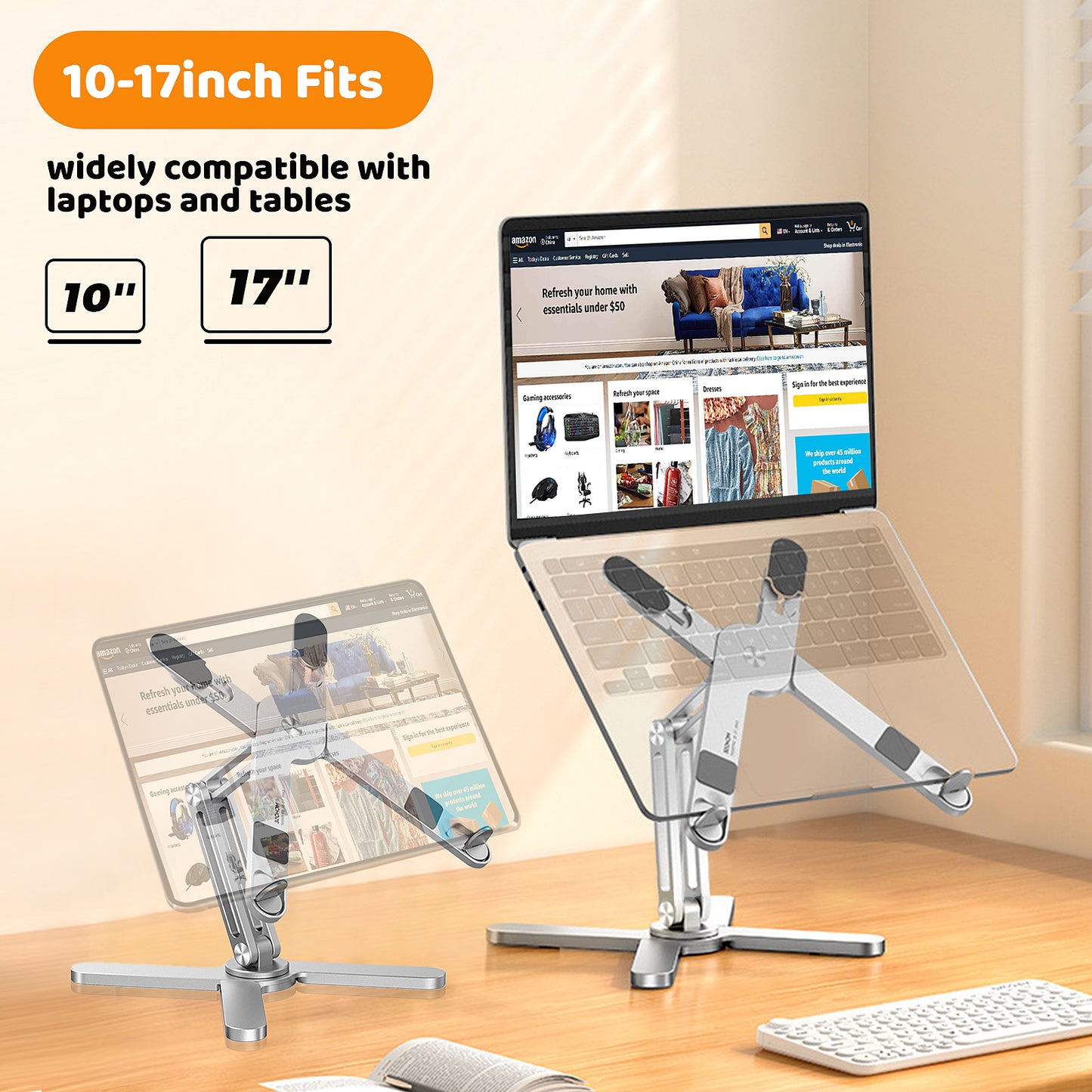 Moallia Laptop Stand with 360 Rotating Base