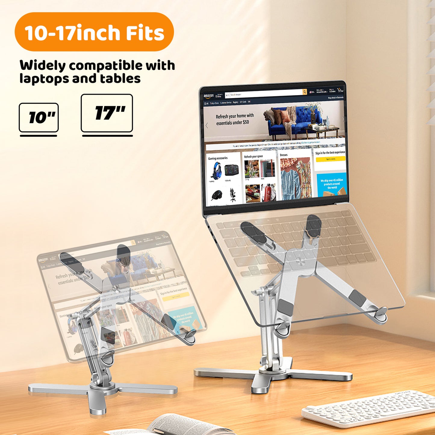 Moallia Laptop Stand with 360 Rotating Base